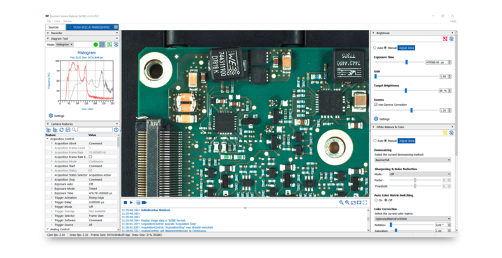 Szoftverek ipari kamerákhoz